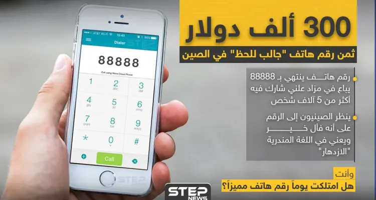 بآلاف الدولارات دُفع ثمن هاتف جالب للحظ في الصين: أخبار