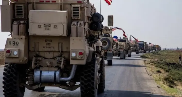 خاص|| التحالف الدولي يدفع بـ تعزيزات لوجستية جديدة إلى سوريا عبر معبر الوليد: أخبار