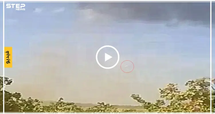 بالفيديو || لحظة سقوط الطيّار بعد تحطّم طائرته على يد المعارضة جنوب ادلب: أخبار