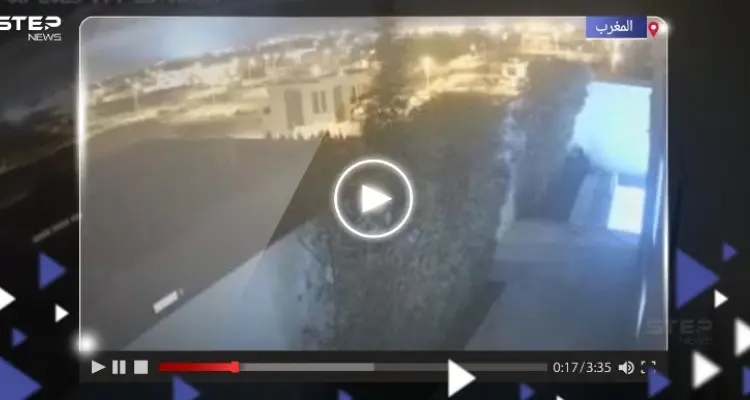 بالفيديو|| ظهور وميض أزرق غامض في سماء المغرب لحظة وقوع الزلزال المدمر: أخبار