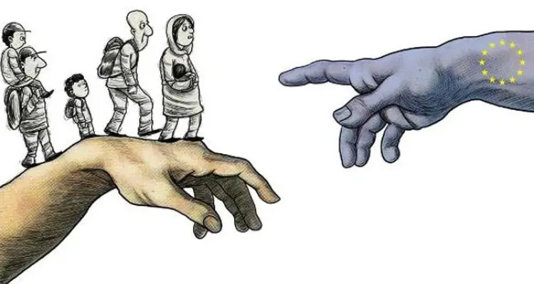 كاريكاتير || اللاجئون السوريون: أخبار