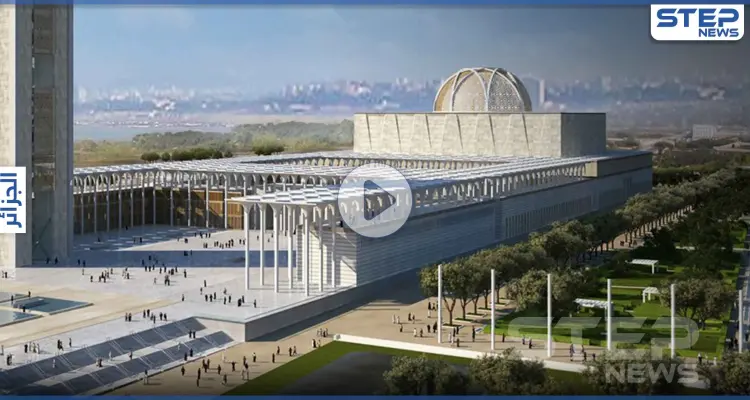 بالفيديو|| لأول مرة رفع الأذان في المسجد الأعظم ثالث أكبر مسجد بالعالم بعد الحرمين الشريفين: أخبار