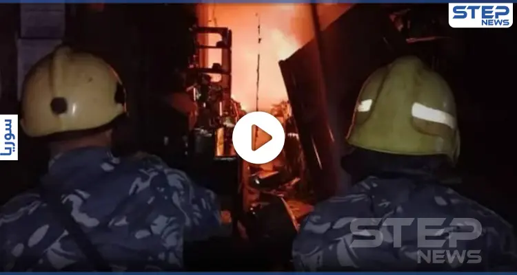 بالفيديو|| حريق في "سوق البزورية" أحد أشهر أسواق دمشق القديمة وشكوك مريبة حول أسبابه: أخبار