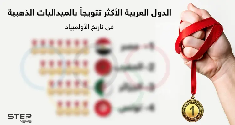 الدول العربية الأكثر تتويجاً بالميداليات الذهبية: أخبار