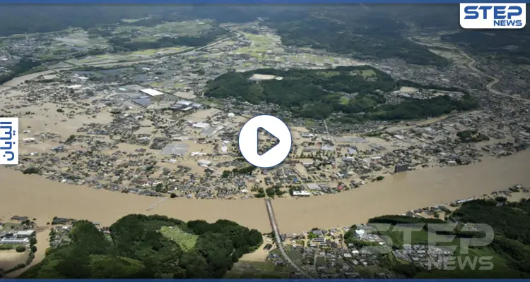 بالفيديو|| أمطار تتسبب بكوارث وعشرات القتلى في اليابان.. والجيش ينتشر بالشوارع: أخبار