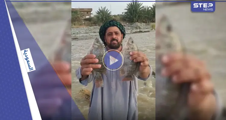 شاهد|| ظاهرة غريبة في السعودية حيرت الجميع.. أسماك في سيول الطائف فكيف وصلت: أخبار