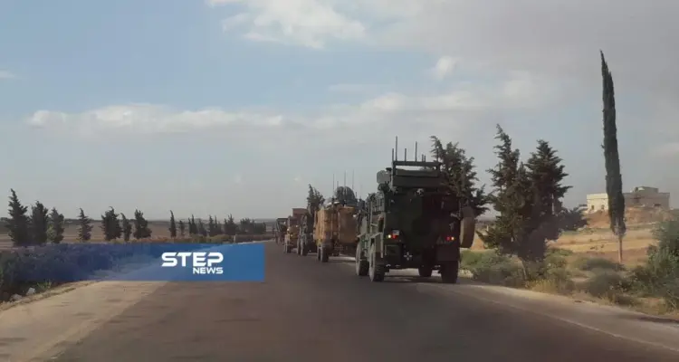 شاهد بالصور .. رتل تركي برفقة فصائل الثوار أثناء سيره على الاتوستراد الدولي جنوب إدلب باتجاه نقطة المراقبة التركية في مدينة مورك بريف حماة الشمالي: أخبار