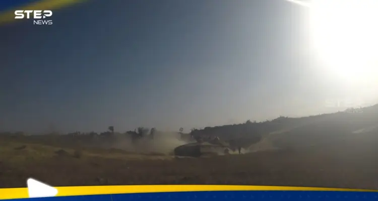 فيديو لمطاردة مثيرة.. كتائب القسام تلاحق ناقلة جند إسرائيلة هربت من كمين: أخبار