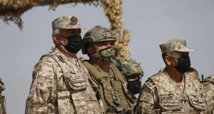 رئيس هيئة الأركان الأردنية يتحدث من الحدود السورية بعد ضبط مليون حبة كبتاغون: أخبار