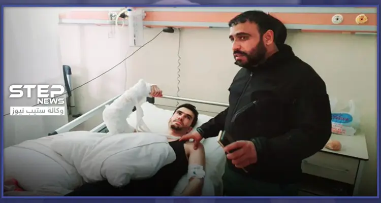 مثيرًا لسخرية السوريين.. القيادي بالمعارضة "أبو عمشة" يواسي جرحاه المصابين في ليبيا: أخبار