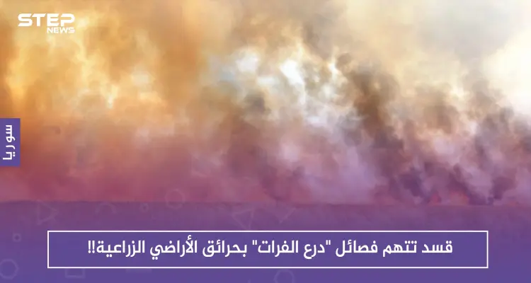 قسد تتهم فصائل "درع الفرات" بحرائق الأراضي الزراعية!!: أخبار