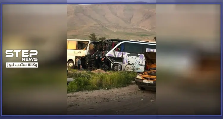 شاهد|| حادث مروري ضخم في دمشق يودي بحياة عشرات المدنيين: أخبار