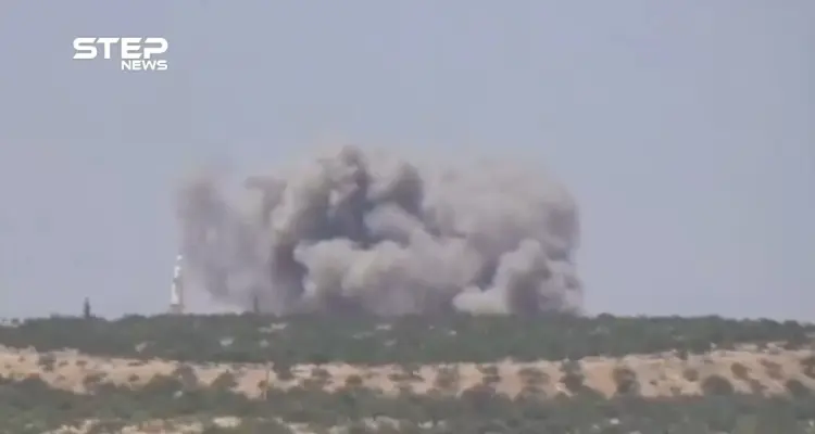 شاهد قصف جوي على بلدات وقرى ريف إدلب الجنوبي: أخبار
