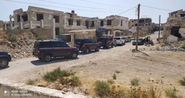 بالصور|| بدء تنفيذ اتفاق درعا البلد ودخول وفد روسي لتثبيت وقف إطلاق النار وترتيب باقي البنود: أخبار