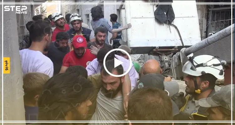 مشاهد من القصف على مدينة أريحا جنوبي إدلب أسفر عن قتلى وجرحى مدنيين (فيديو): أخبار