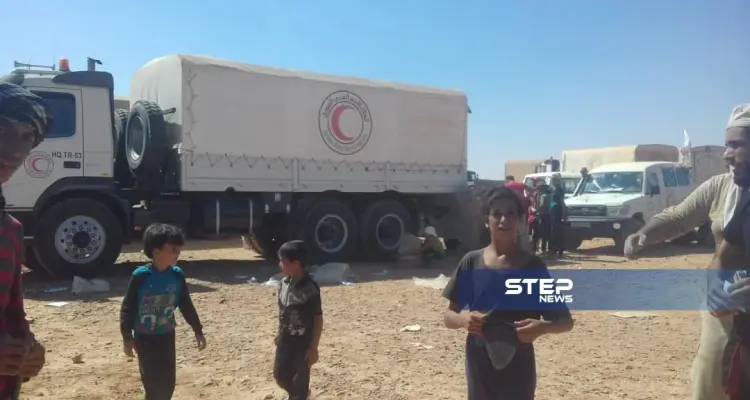 خاص|| بعد أشهر مساعدات إنسانية تصل مخيم الركبان (صور): أخبار