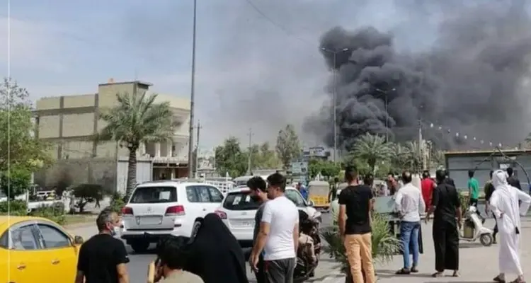 بالفيديو|| انفجار في مدينة الصدر شرقي العاصمة بغداد.. وأنباء عن سقوط ضحايا مدنيين: أخبار