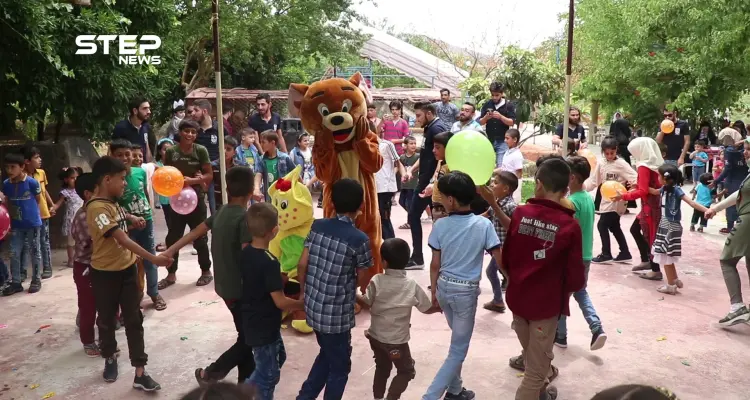 حفل ترفيهي لأكثر من 100 طفل يتيم في مدينة دركوش بريف إدلب: أخبار