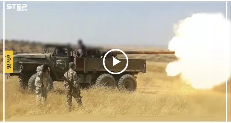 برج دبابة على سيارة عسكرية.. مدفع غريب الشكل بحوزة فصيل في الشمال السوري (فيديو): أخبار