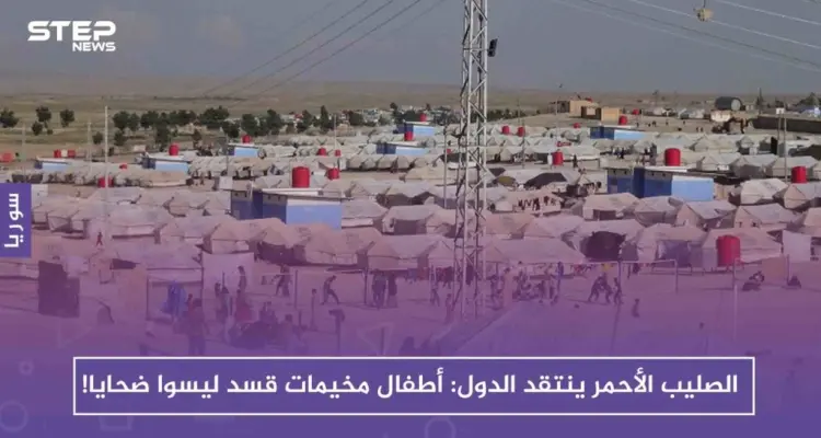 الصليب الأحمر ينتقد الدول: أطفال مخيمات قسد ليسوا ضحايا!: أخبار