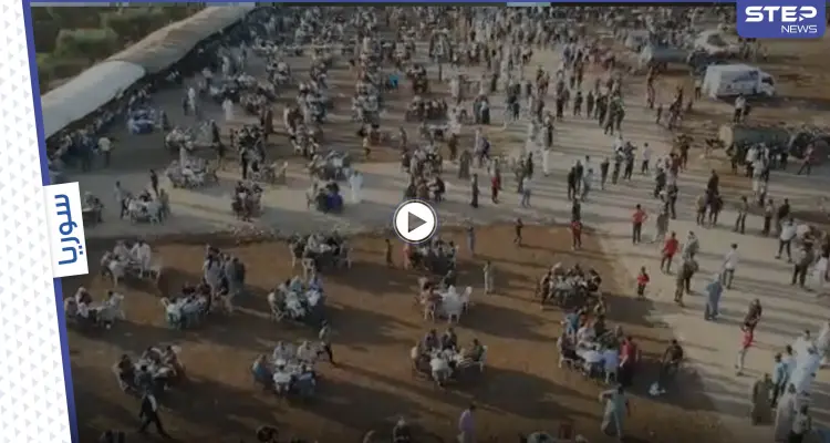 بالفيديو|| أضخم وليمة في الشمال السوري بلغت تكلفتها 30 ألف دولار عقدت بهدف الصلح: أخبار