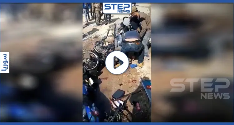 بالفيديو|| انفجار سيارة مفخخة وسط مدينة عفرين شمالي حلب.. والحصيلة: أخبار