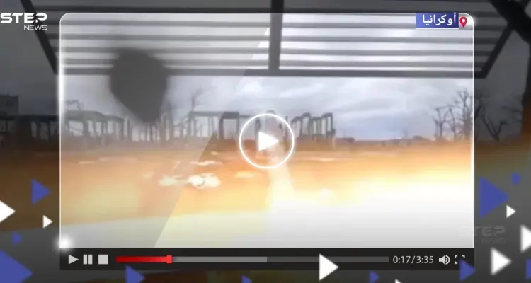 من قمرة القيادة.. شاهد كيف نجت دبابة روسية وطاقمها من قذيفة أوكرانية مباشرة: أخبار