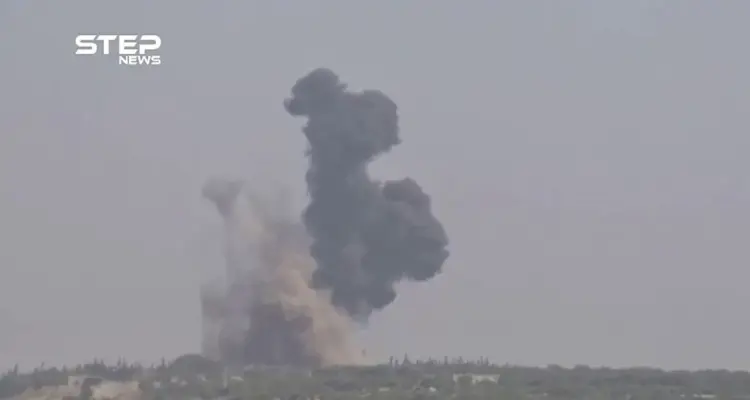 عدسة ستيب ترصد غارات جوية عنيفة على قرى تل ملح والزكاة شمالي حماة: أخبار