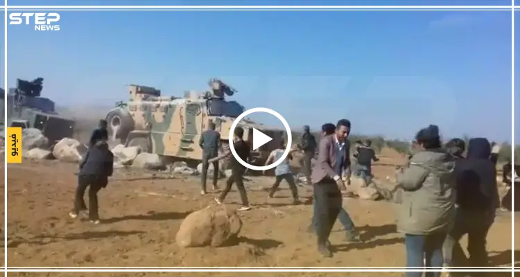 فيديو|| قتلى وإصابات خلال قطع طريق الدوريّة الروسية التركية الخامسة بمنطقة شرق الفرات: أخبار