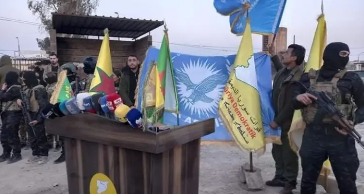 بدء مؤتمر صحفي لـ قوات قسد أمام سجن غويران للكشف عن مجريات الأحداث فيه خلال الأيام الماضية: أخبار