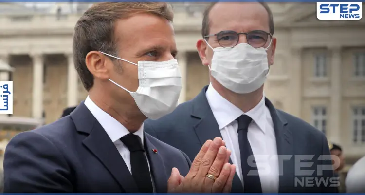 "لاحقوه وهو برفقة زوجته".. شاهد مواجهة بين الرئيس الفرنسي ومحتجين دون كمامات: أخبار