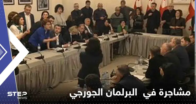 شاهد|| جلسة نقاشات في البرلمان الجورجي تتحول لساحة معركة: أخبار