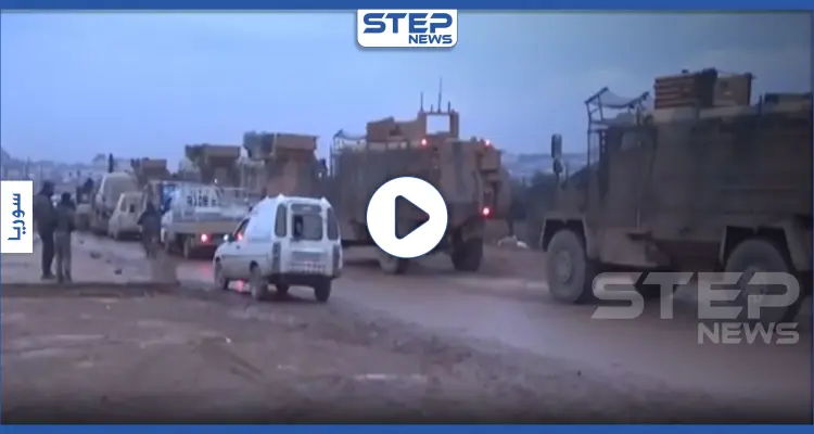 عقب تهديدات أردوغان للأسد.. كاميرة "ستيب" ترصد دخول أرتال تركية ضخمة إلى إدلب: أخبار