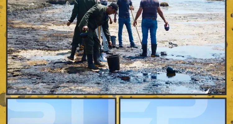 ظهور بقع نفطية على شاطئ اللاذقية: أخبار