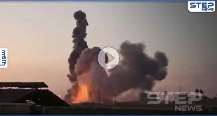 بالفيديو|| عقب ساعات من بيان داعش.. انفجارات ضخمة بمستودع أسلحة في المشيرفة بـ الحسكة: أخبار