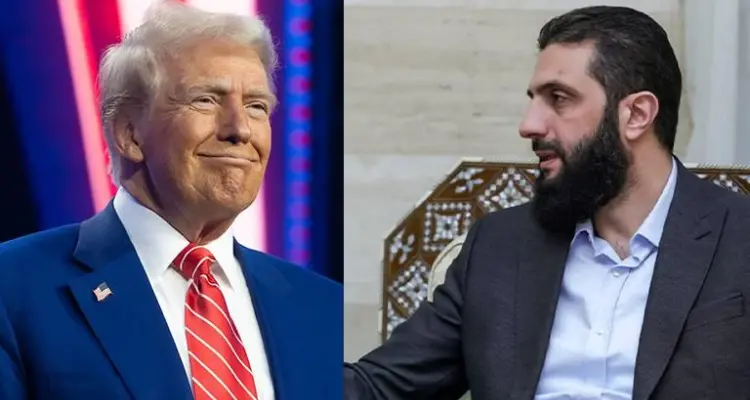 بدء لقاء ترامب وأحمد الشرع في السعودية: أخبار