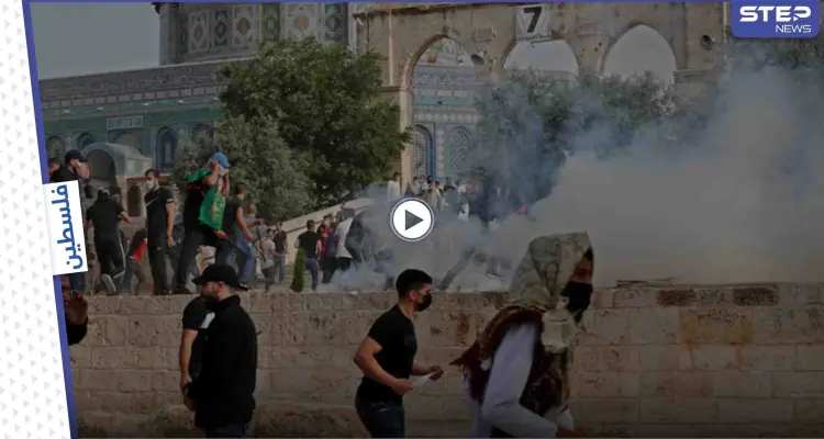 بالفيديو || مواجهات في باحات المسجد الأقصى بعد تنفيذ القوات الإسرائيلية لاقتحام جديد: أخبار