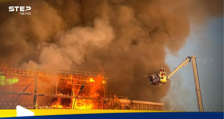 شاهد|| اندلاع حريق كبير في باريس.. و200 رجل إطفاء يكافحون لإخماده: أخبار