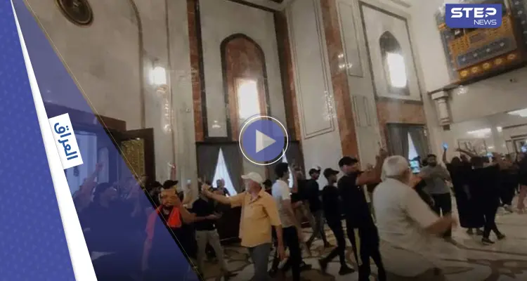 بالفيديو|| فوضى في بغداد.. محتجون في غرفة نوم الرئيس وتحركات داخل السفارة الأمريكية: أخبار