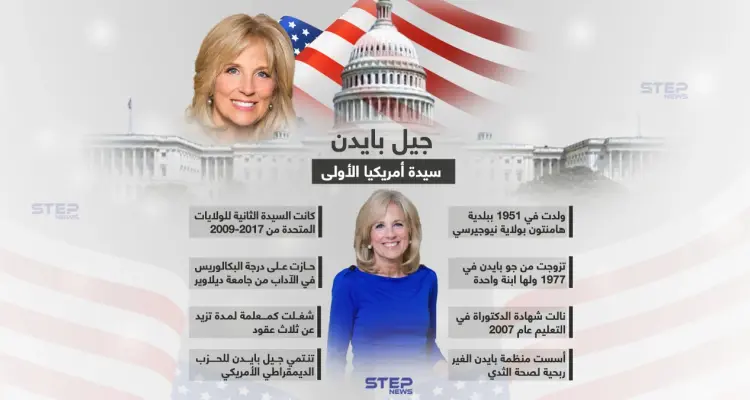 تعرف على سيدة أمريكا الأولى "جيل بايدن": أخبار