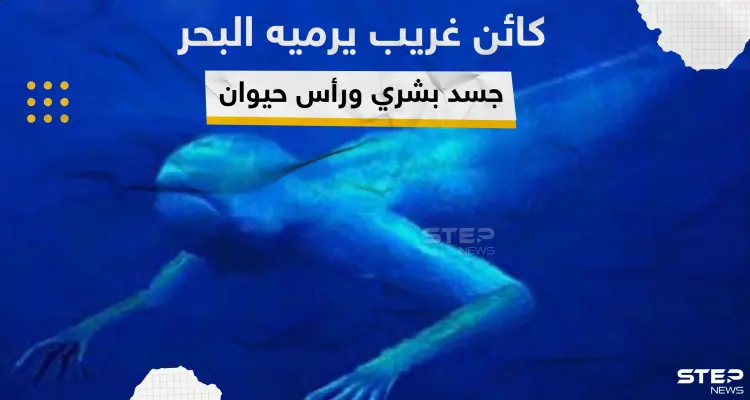 فيديو|| ظهور كائن غريب يمتلك جسم إنسان ورأس كلب في  عمان رماه البحر بعد إعصار شاهين: أخبار