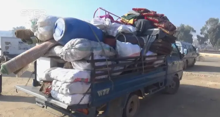 استمرار عمليات النزوح من مناطق جنوب وشرق إدلب باتجاه الحدود السورية التركية: أخبار