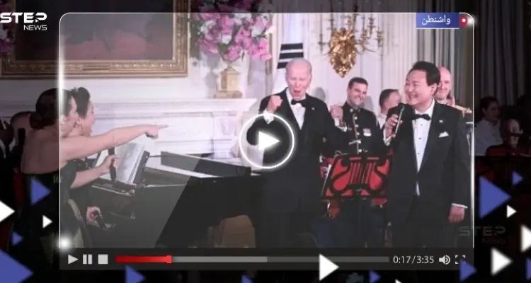 بعد اتفاقٍ مهم مع بايدن.. رئيس كوريا الجنوبية يغني داخل البيت الأبيض (فيديو): أخبار