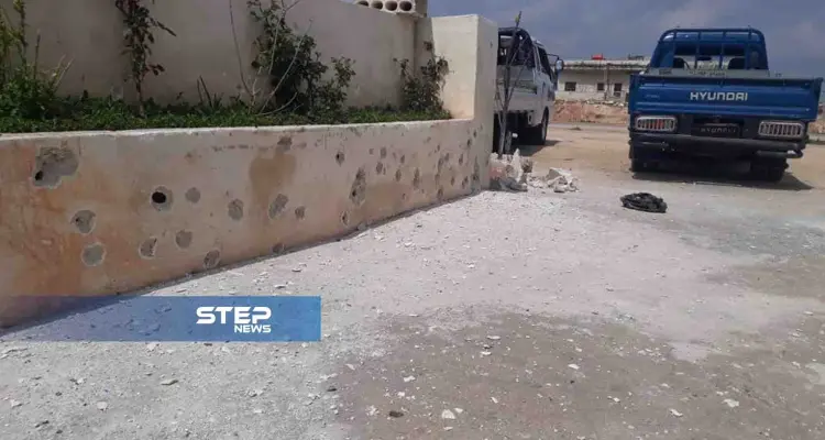 صور لمكان استهداف بلدة النيرب في ريف إدلب بالصواريخ العنقودية: أخبار