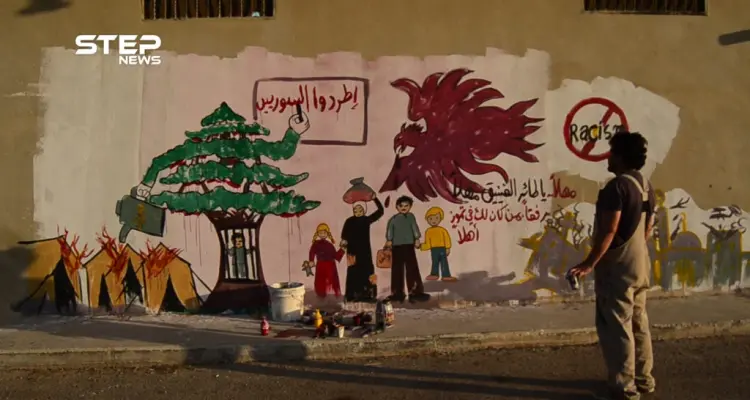 لوحة جدارية من إدلب إلى لبنان بعنوان مهلاً يا طائر الفينيق مهلاً.. رفقًا بمن كان لك في تموز أهلًا: أخبار