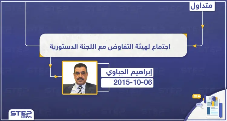 عضو اللجنة الدستورية: اجتماع للجنة الدستورية مع هيئة التفاوض الثلاثاء القادم في الرياض: أخبار