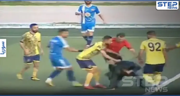 بالفيديو|| اقتحام الملعب وعراك داخله.. حكم مباراة جبلة وحرجلة يوقف اللعبة قبل نهايتها: أخبار