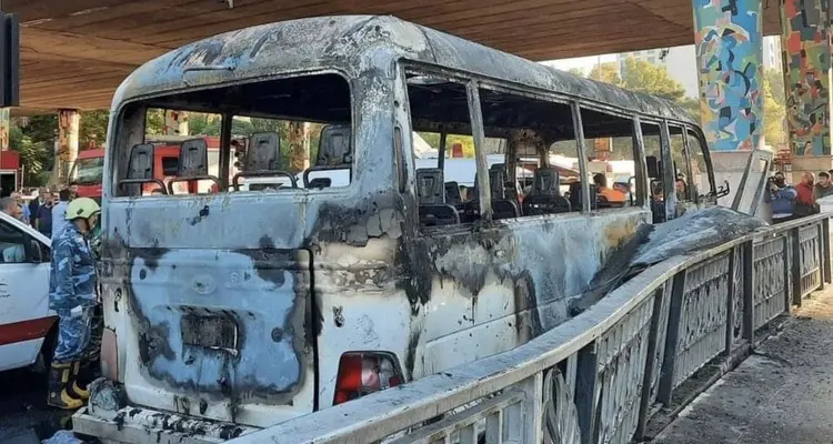 "سرايا قاسيون" تتبنى تفجير حافلة المبيت في دمشق الذي خلّف قتلى وجرحى: أخبار