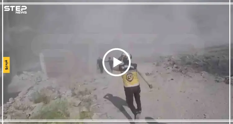 بالفيديو|| من كاميرا متطوع بالدفاع المدني.. هكذا يبدو المشهد أثناء الغارات على إدلب: أخبار