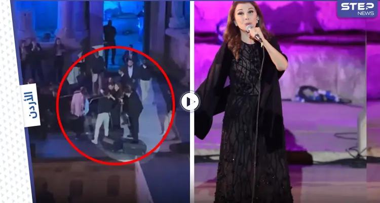 بالفيديو|| شاهد كيف احتضن الموسيقيين والحرس الشخصي ماجدة الرومي لتفادي سقوطها على المسرح وهي تغني بمهرجان جرش في الأردن: أخبار
